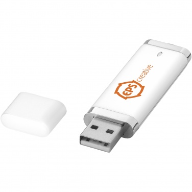 Logo trade mainoslahjat ja liikelahjat kuva: Litteä USB-muistitikku, 2 GB