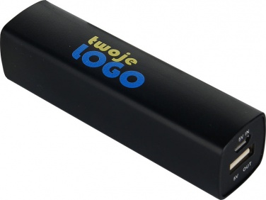 Logo trade mainostuotet tuotekuva: Powerbank 2200 mAh with USB port in a box, must