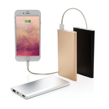 Logotrade liikelahjat kuva: 4.000 mAh type C powerbank, silver