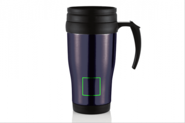 Logo trade mainostuote kuva: Stainless steel mug, purple blue