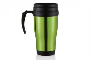 Logotrade liikelahja mainoslahja kuva: Stainless steel mug, green