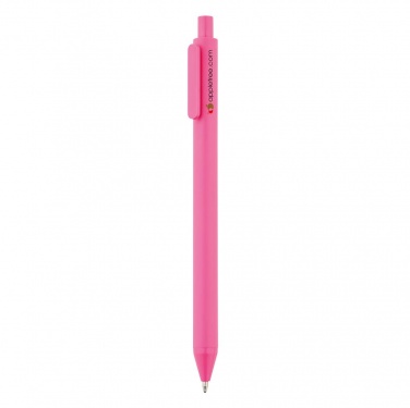 Logo trade mainoslahja ja liikelahja tuotekuva: X1 pen, pink