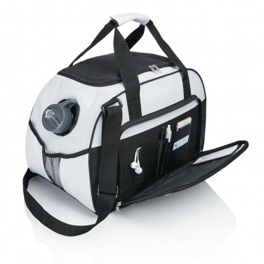 Logotrade mainostuote tuotekuva: Supreme weekend bag, white/black