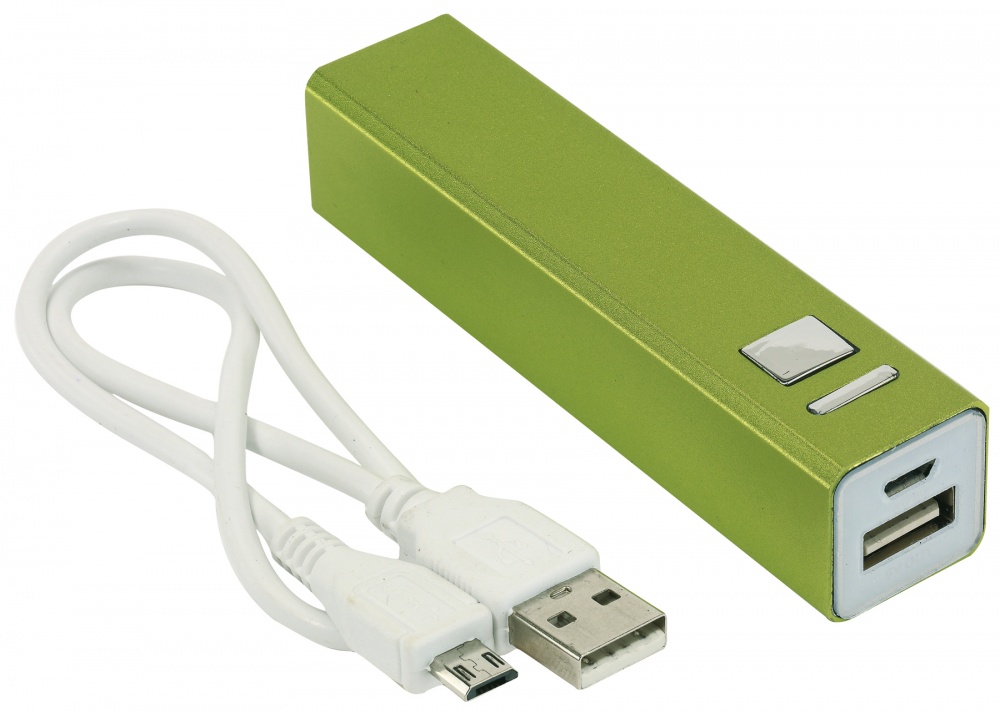 Logotrade liikelahjat kuva: Ärikingitus: Powerbank, Endurance, green