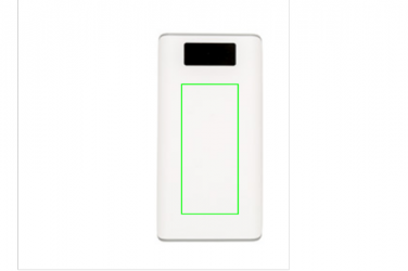 Logotrade mainostuote tuotekuva: Reklaamtoode: 20.000 mAh powerbank with display, white