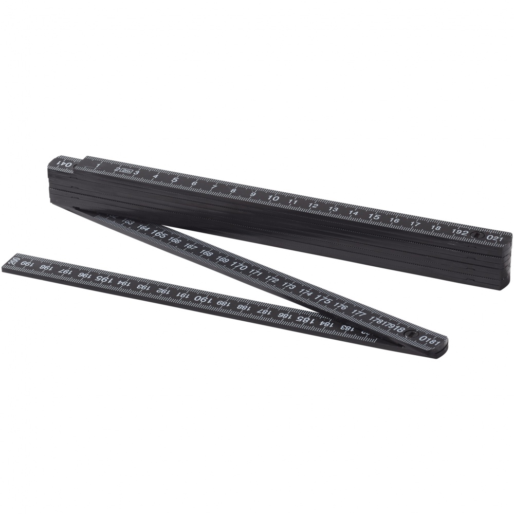 Logotrade mainoslahjat ja liikelahjat tuotekuva: Monty 2M foldable ruler - BK