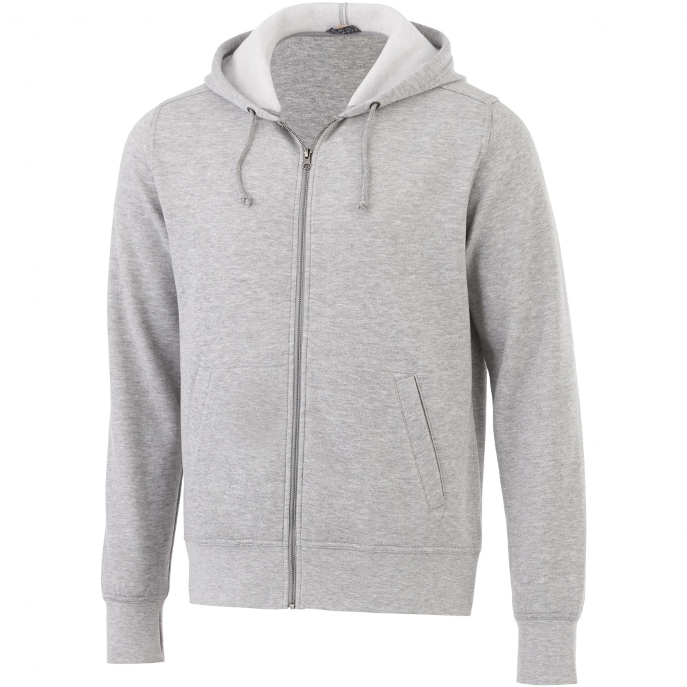 Logotrade liikelahja tuotekuva: Cypress FZ hoody, harmaa