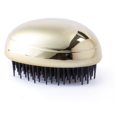 Logotrade mainostuote tuotekuva: Firmakingitus: Anti-tangle hairbrush, kuldne