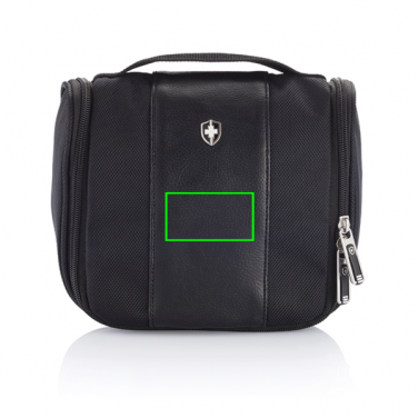 Logo trade liikelahja kuva: Meene: Swiss Peak toilet bag, black