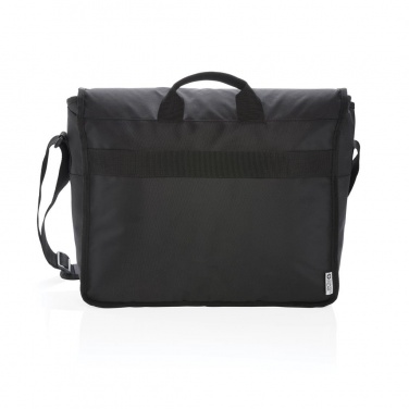 Logo trade mainoslahjat ja liikelahjat kuva: Reklaamkingitus: Swiss Peak RFID 15" laptop messenger bag PVC free, black