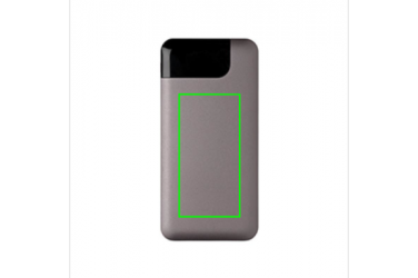 Logotrade mainostuote tuotekuva: Reklaamtoode: Swiss Peak 8.000 mAh powerbank, grey