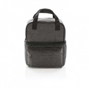 Logotrade liikelahja mainoslahja kuva: Firmakingitus: Cooler bag with 2 insulated compartments, anthracite