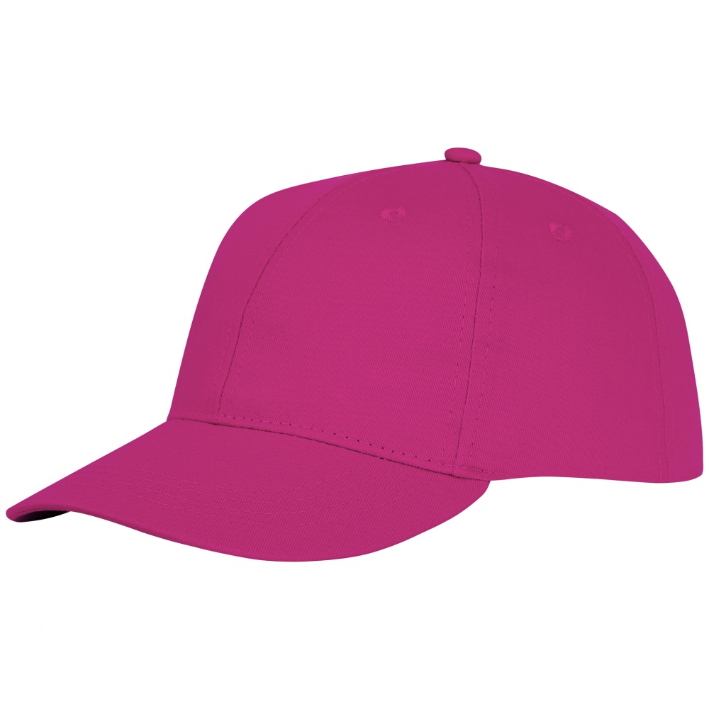 Logotrade mainoslahja tuotekuva: Lippalakki Ares 6 panel, pinkki