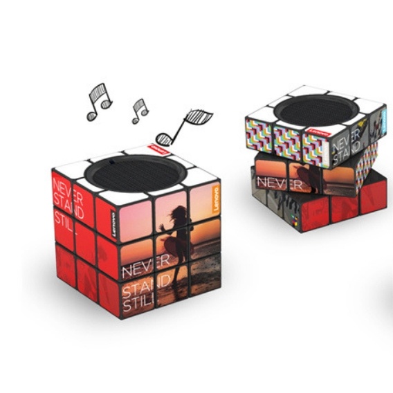 Logo trade liikelahjat tuotekuva: Rubik’s® bluetooth-kaiutin