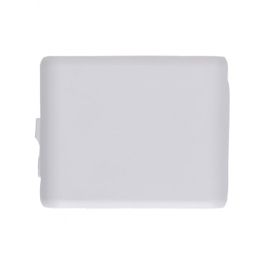 Logo trade mainoslahja ja liikelahja tuotekuva: Firmakingitus: 5.000 mAh wireless charging 5W powerbank, white