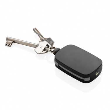 Logotrade mainoslahjat ja liikelahjat tuotekuva: Ärikingitus: 1.200 mAh Keychain Powerbank with integrated cables, black