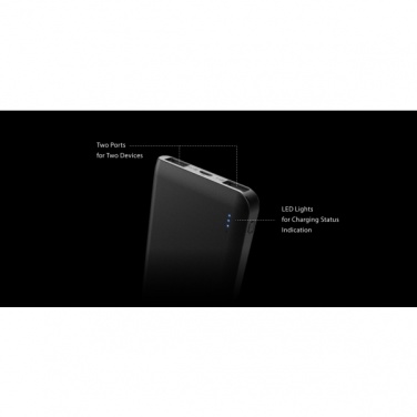 Logotrade liikelahjat kuva: Akupank Silicon Power S150 15000 mAh, must/valge