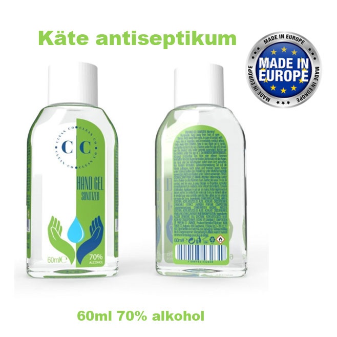 Logo trade liikelahja mainoslahja tuotekuva: Käsidesi - käsihuuhde, 60 ml