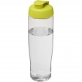 H2O Active® Tempo 700 ml flip kansi urheilujuomapullo, Läpinäkyvä / lime