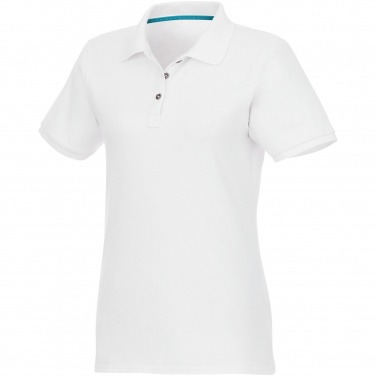 Logo trade liikelahjat tuotekuva: Beryl short sleeve women's organic recycled polo