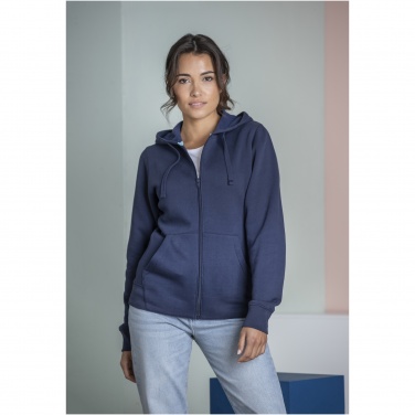 Logotrade liikelahja tuotekuva: Ruby women’s organic recycled full zip hoodie