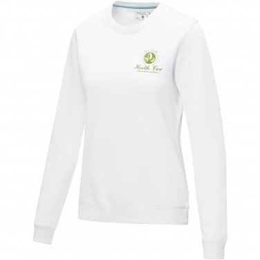 Logo trade liikelahjat tuotekuva: Jasper women’s organic recycled crewneck sweater