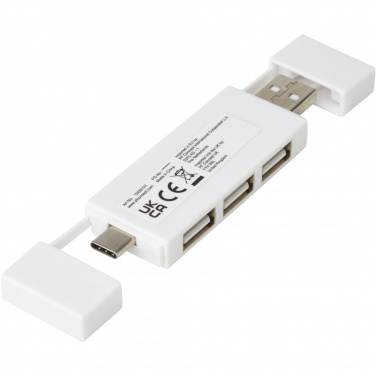 Logotrade liikelahja tuotekuva: Mulan Kaksois USB 2.0 -hubi