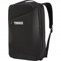 Thule Accent 2-in1 reppu, 17 l, Tasainen musta