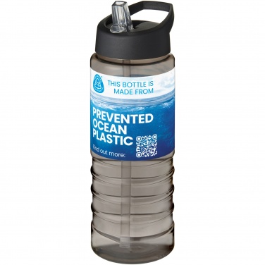 Logotrade mainoslahja ja liikelahja kuva: H2O Active® Eco Treble 750 ml:n juomapullo sporttikorkilla