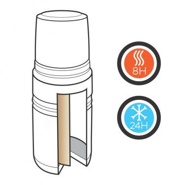 Logotrade liikelahjat kuva: Kuparinen Swiss Peak Elite -termospullo - 0.5 l