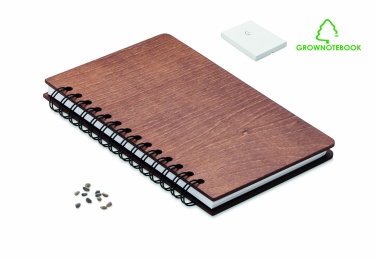 Logotrade mainoslahja tuotekuva: A5 Koivu GROWBOOK™