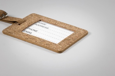 Logotrade liikelahjat mainoslahjat tuotekuva: Cork luggage tag