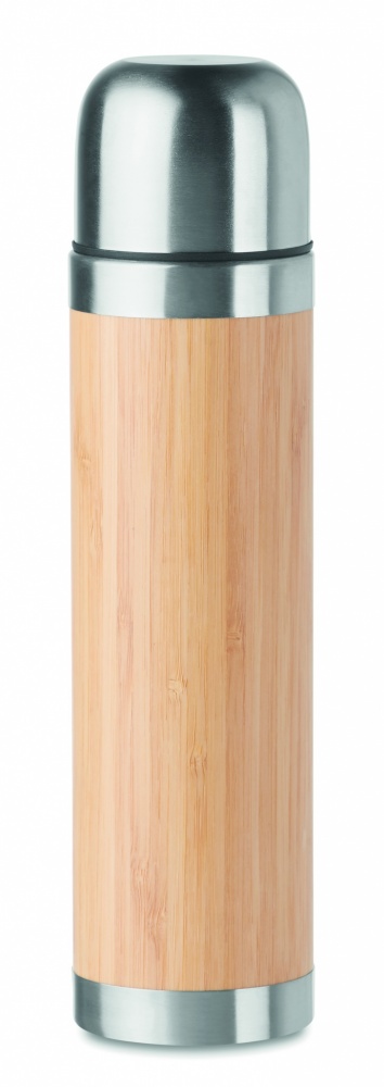 Logotrade mainostuotet kuva: Bambu termospullo 400ml CHAN BAMBOO