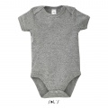 BAMBINO Vauvojenbody 190g, Harmaa melange