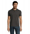 PERFECT MEN Polo 180g, Charcoal Melange