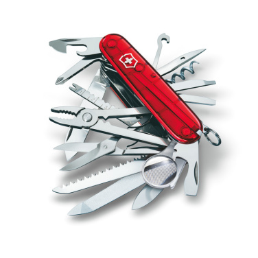 Logo trade mainoslahjat ja liikelahjat kuva: Taskuveitsi SwissChamp läpinäkyvä Victorinox