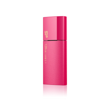 Logotrade liikelahjat mainoslahjat tuotekuva: Pendrive Silicon Power 3.0 Blaze B05, pinkki