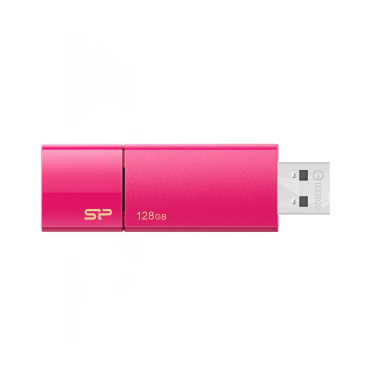 Logotrade liikelahjat mainoslahjat tuotekuva: Pendrive Silicon Power 3.0 Blaze B05, pinkki