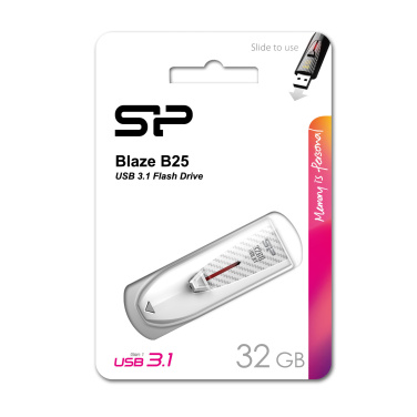 Logotrade mainoslahjat ja liikelahjat tuotekuva: Pendrive Silicon Power Blaze B25 3.1