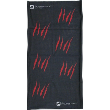 Logotrade mainostuotet kuva: Monikäyttöinen huivi BANDANA Schwarzwolf