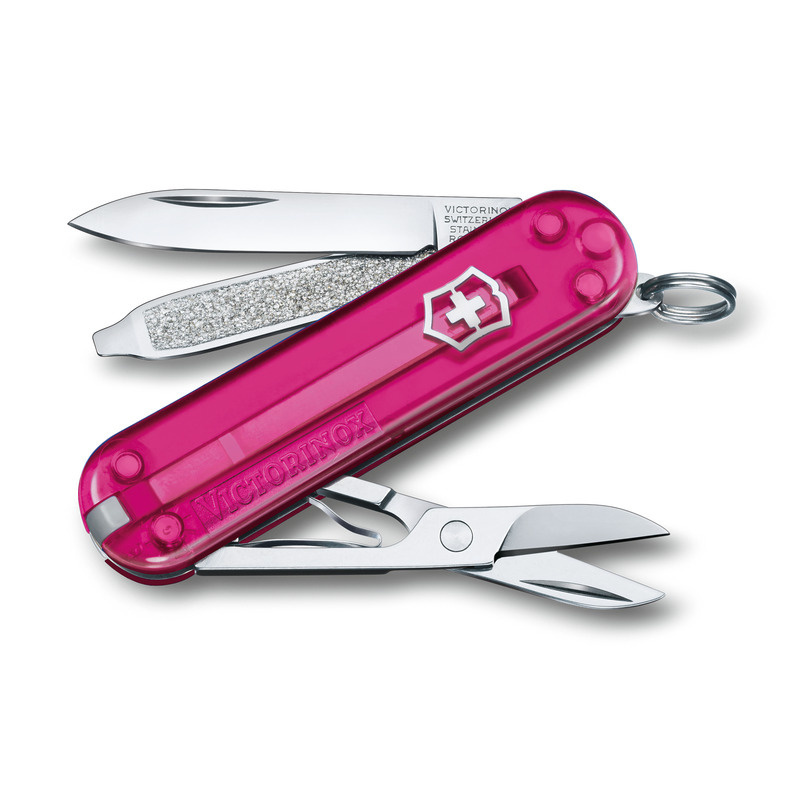 Logo trade mainoslahjat ja liikelahjat kuva: Taskuveitsi Classic SD läpinäkyvä Victorinox