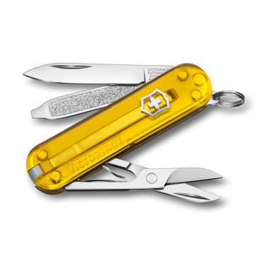 Logotrade liikelahjat mainoslahjat tuotekuva: Taskuveitsi Classic SD läpinäkyvä Victorinox