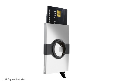 Logo trade liikelahjat mainoslahjat kuva: RFID-luottokorttikotelo, jossa on pidike AirTagille 2163108