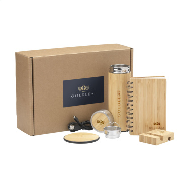 Logotrade liikelahja tuotekuva: Merch Set Bamboo Boost