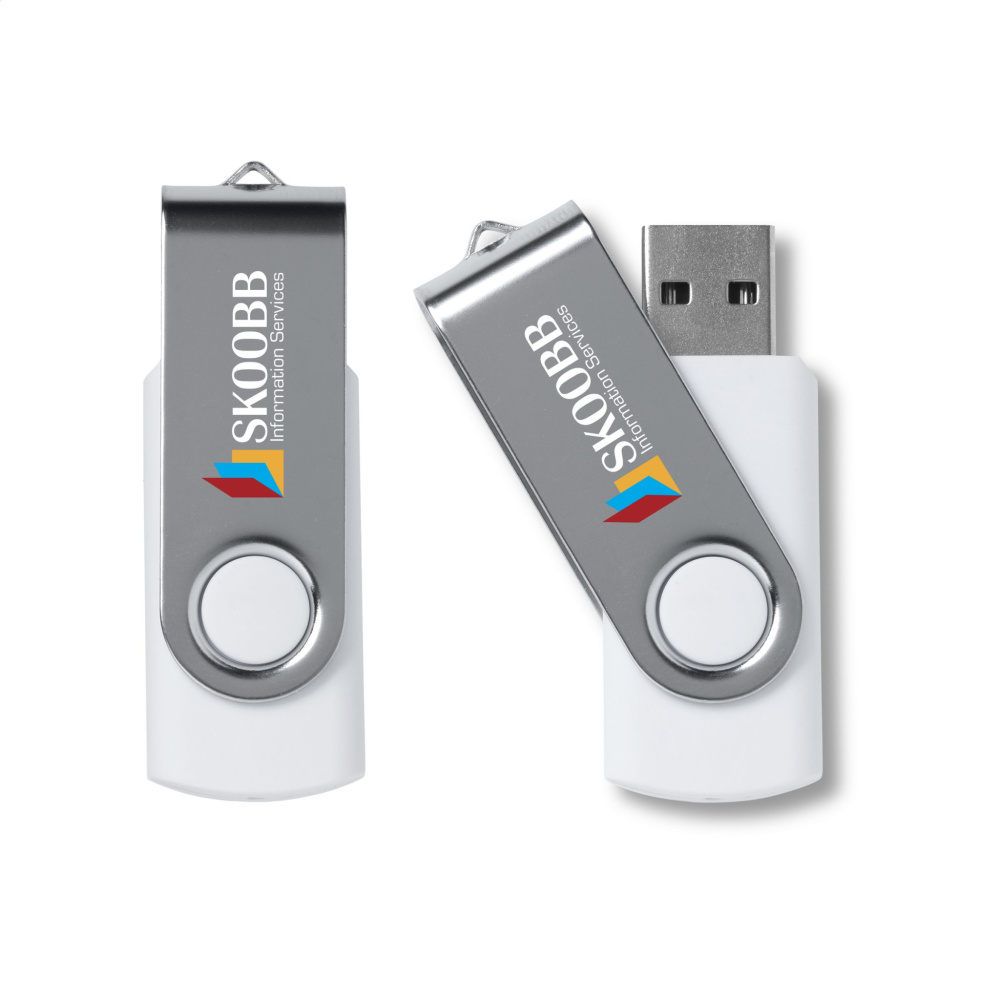 Logo trade mainoslahja ja liikelahja tuotekuva: USB Twist 8GB