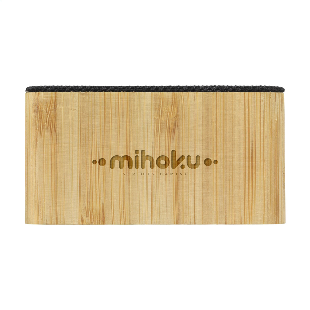 Logotrade mainoslahja tuotekuva: Sonido 5W Bamboo langaton kaiutin