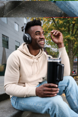 Logotrade mainoslahja tuotekuva: Stadley RCS kierrätysteräksestä valmistettu matkamuki 1200ML