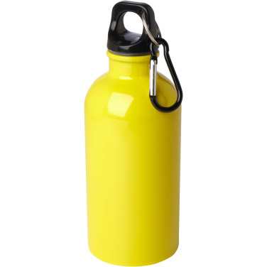 Logo trade liikelahjat mainoslahjat kuva: Oregon 400 ml:n RCS-sertifioitu, yksiseinämäinen, ruostumattomasta teräksestä valmistettu vesipullo jousihaalla