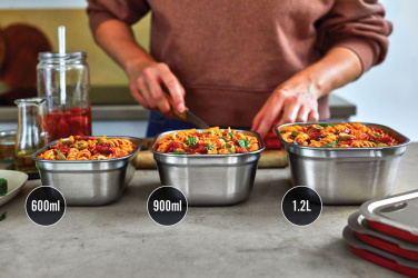 Logo trade mainostuotet tuotekuva: Black+Blum 3-osainen ateriarasiasetti – S, M, L