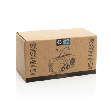 Logotrade liikelahjat kuva: RescueWave hätätilaradio, valmistettu RCS-kierrätysmuovista.